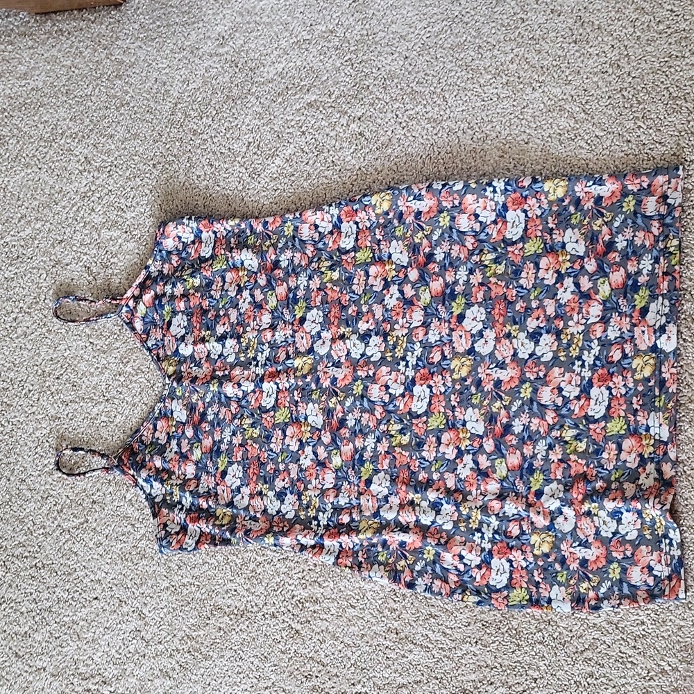 Floral tank dress- brand new